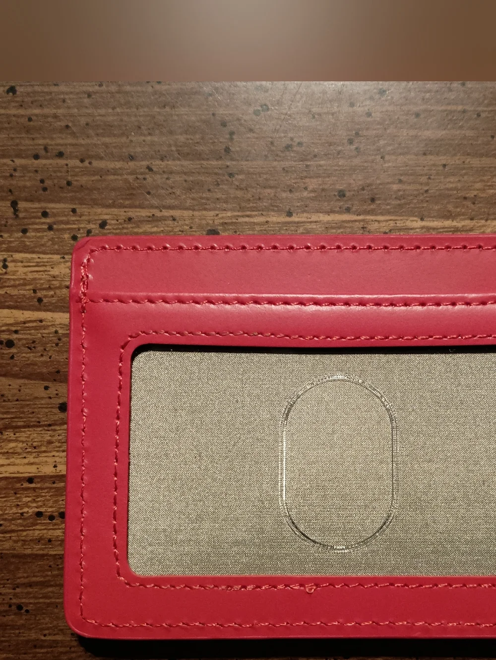 COOKIES WALLET - Red // Money Clip and Card Holder NWT Fashion ID Window Pocket